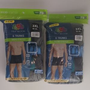 Fruit of the Loom Men's Micro-Stretch Trunk 12 Pairs